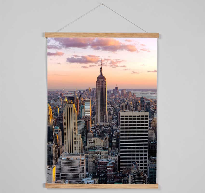 Empire State Building Hanging Poster - Wallart-Direct UK