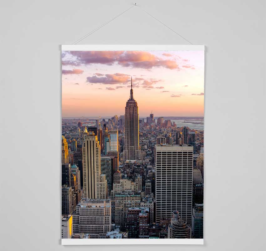 Empire State Building Hanging Poster - Wallart-Direct UK