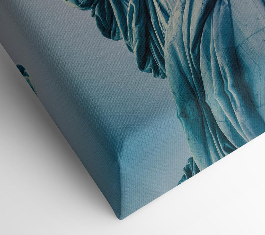 Picture of Skies Over The Statue of Liberty Canvas Print Wall Art