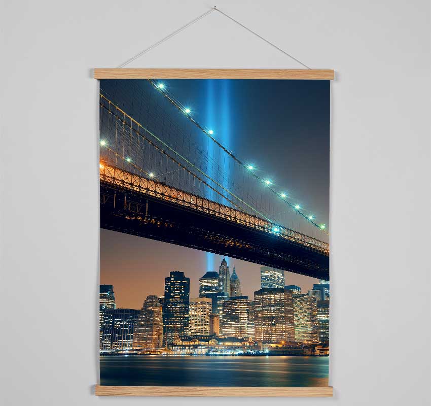 Twin Tower Remembrance Through The Bridge Hanging Poster - Wallart-Direct UK