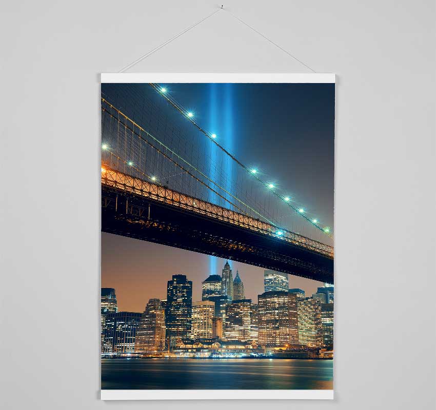 Twin Tower Remembrance Through The Bridge Hanging Poster - Wallart-Direct UK