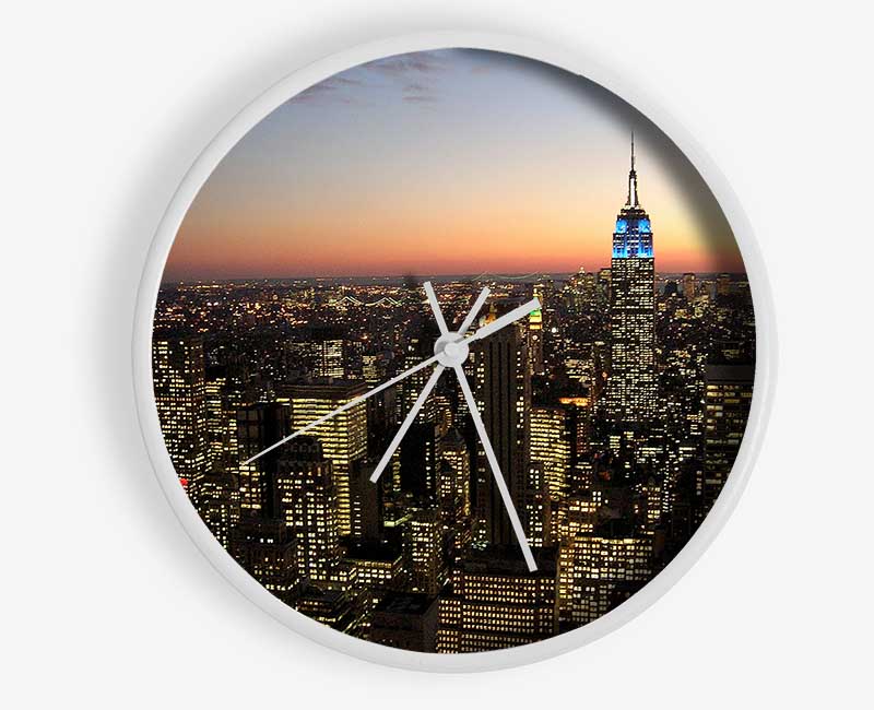 NYC The City That Never Sleeps Clock - Wallart-Direct UK