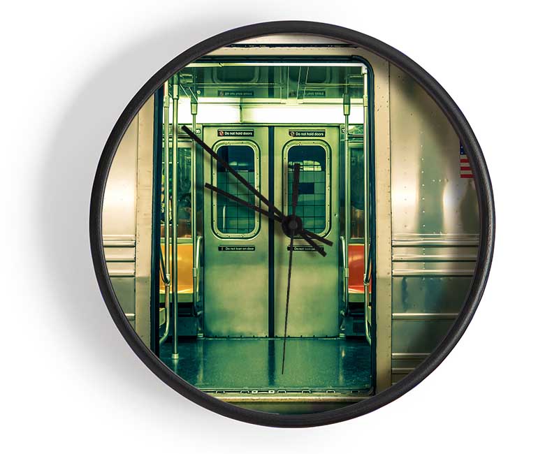 Subway Train Clock - Wallart-Direct UK