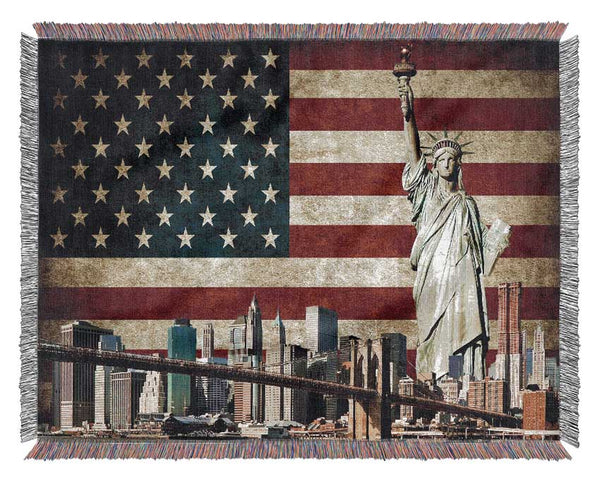 NYC Montage Woven Blanket