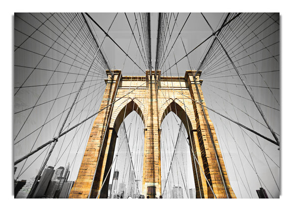 Golden Brooklyn Bridge