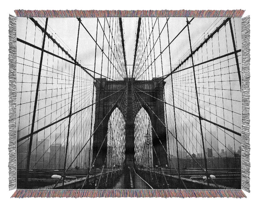 Brooklyn Bridge Perfection Woven Blanket