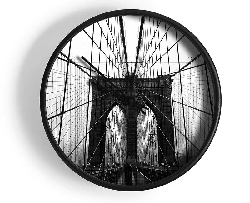 Brooklyn Bridge Perfection Clock - Wallart-Direct UK