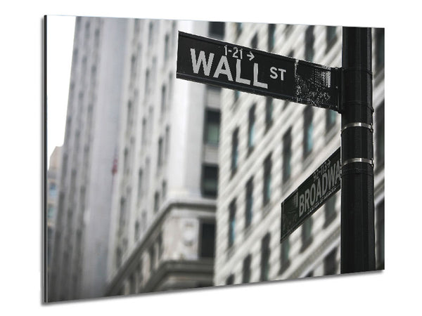 Wall Street And Broadway Signs