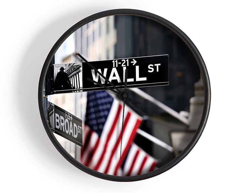 Wall St Clock - Wallart-Direct UK