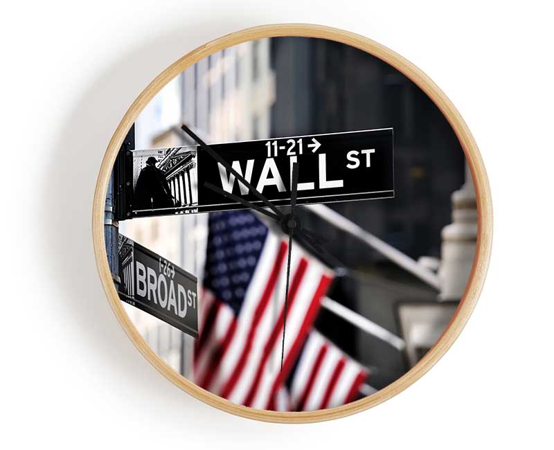 Wall St Clock - Wallart-Direct UK