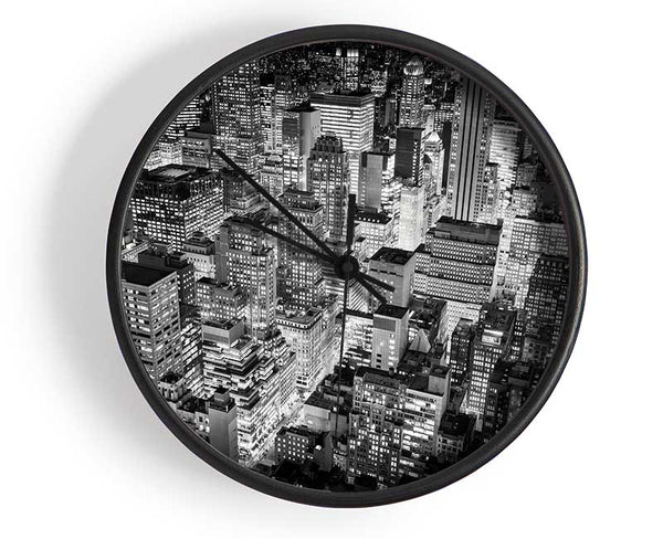 Looking Down On The Big Apple Clock - Wallart-Direct UK