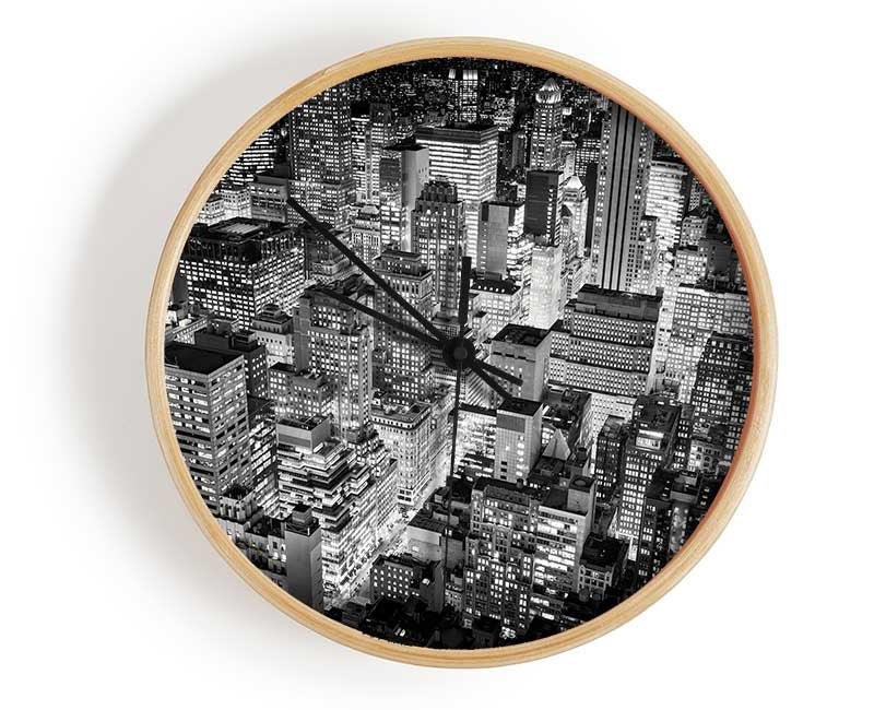 Looking Down On The Big Apple Clock - Wallart-Direct UK