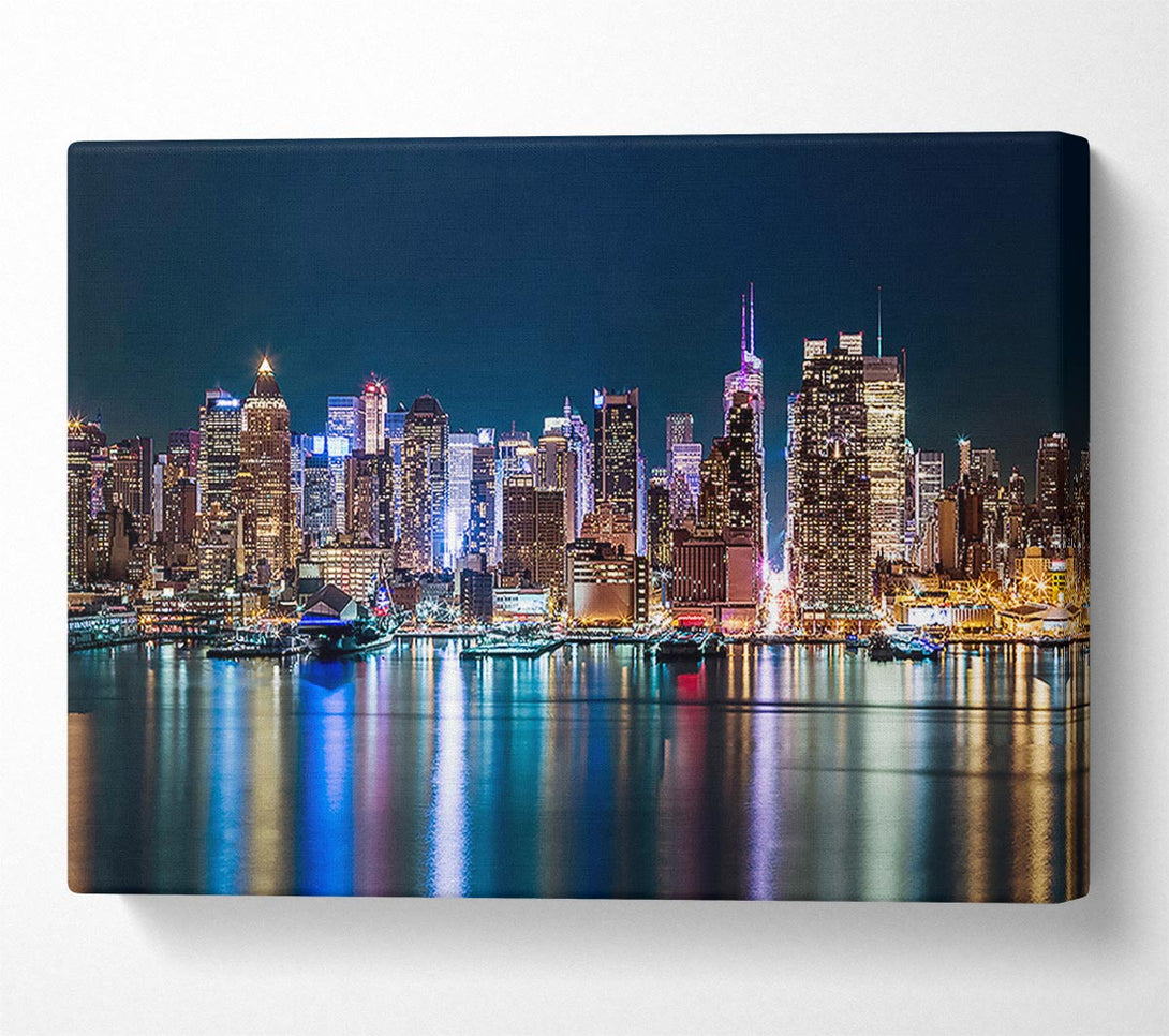 Picture of Reflections From The Big Apple Canvas Print Wall Art