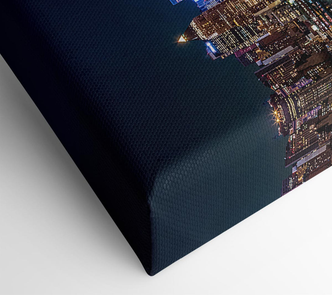 Picture of Reflections From The Big Apple Canvas Print Wall Art