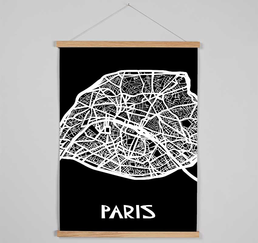 Map Of The City 7 Hanging Poster - Wallart-Direct UK