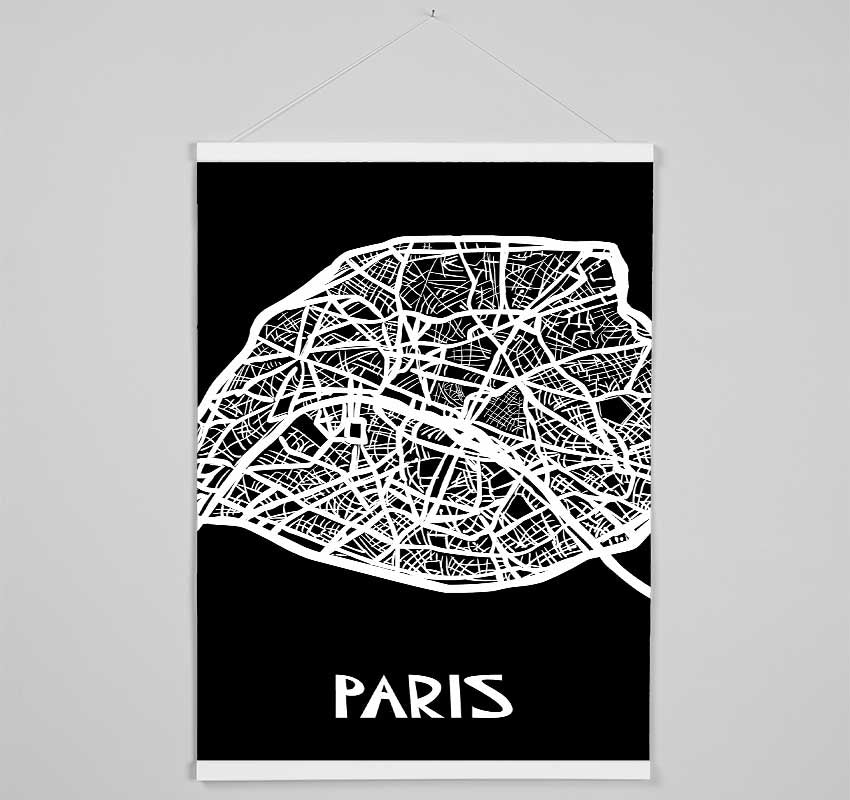 Map Of The City 7 Hanging Poster - Wallart-Direct UK