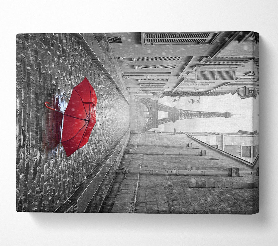 Picture of Eiffel Tower Streets 18 Canvas Print Wall Art