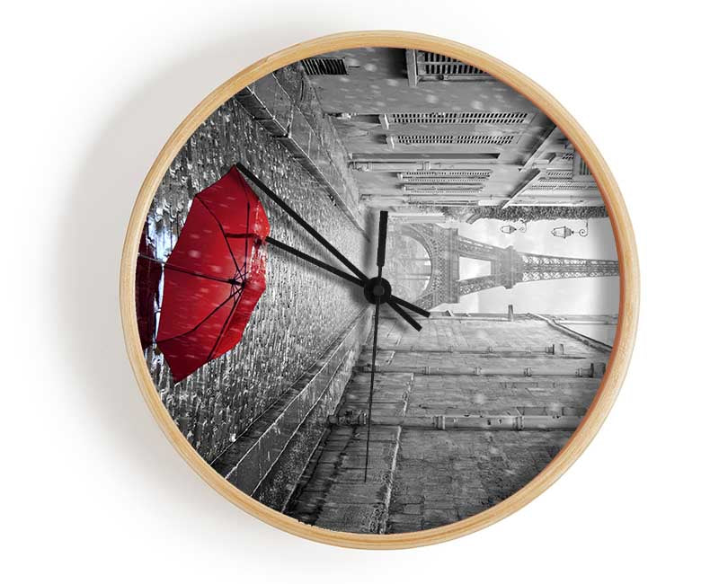 Eiffel Tower Streets 18 Clock - Wallart-Direct UK