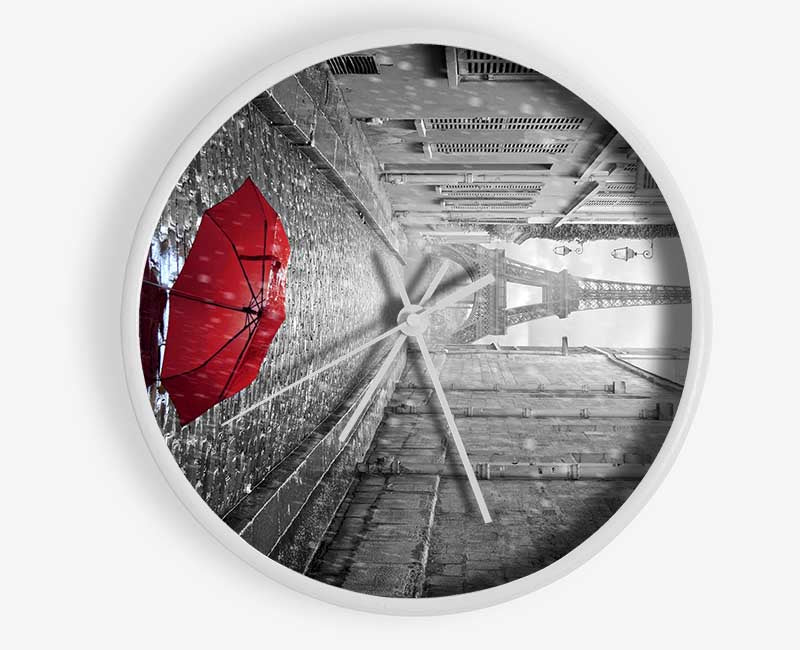 Eiffel Tower Streets 18 Clock - Wallart-Direct UK