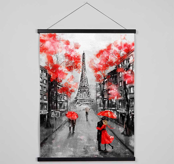 Eiffel Tower Streets 17 Hanging Poster - Wallart-Direct UK