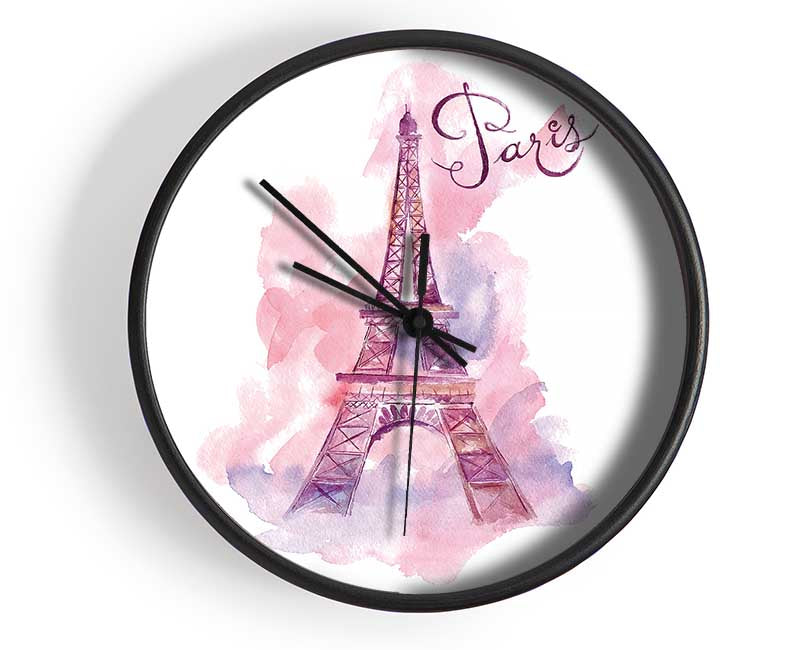 Eiffel Tower Chic 1 Clock - Wallart-Direct UK