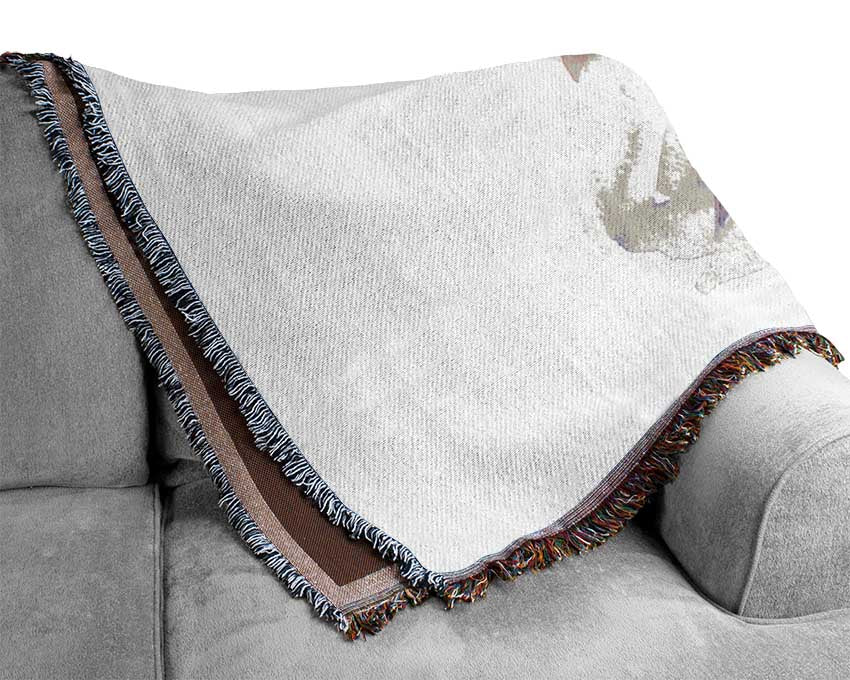 Eiffel Tower Chic 1 Woven Blanket