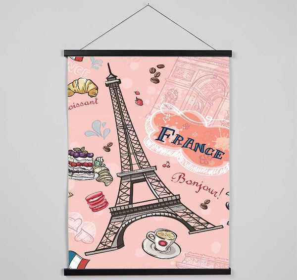 Eiffel Tower Chic 2 Hanging Poster - Wallart-Direct UK