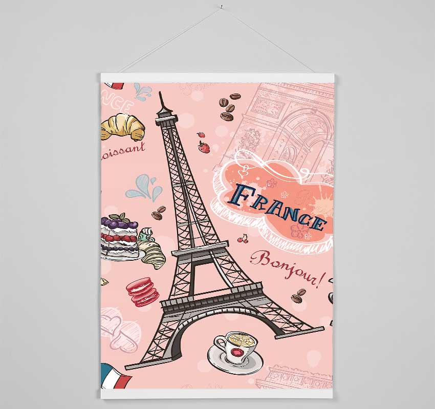 Eiffel Tower Chic 2 Hanging Poster - Wallart-Direct UK