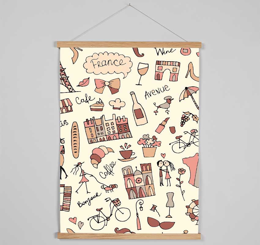 Things To Do In The City 1 Hanging Poster - Wallart-Direct UK