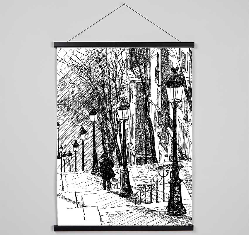 City Streets 1 Hanging Poster - Wallart-Direct UK