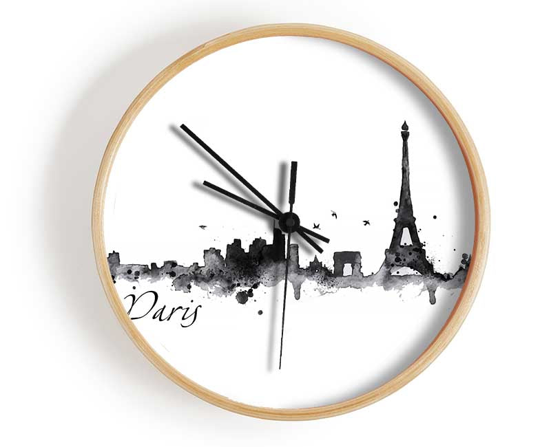 Eiffel Tower France 2 Clock - Wallart-Direct UK