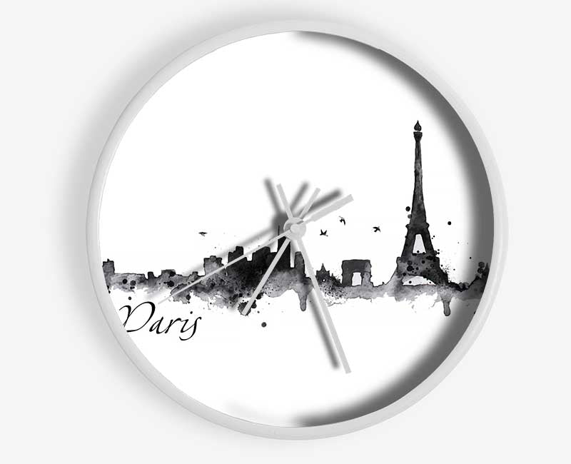 Eiffel Tower France 2 Clock - Wallart-Direct UK