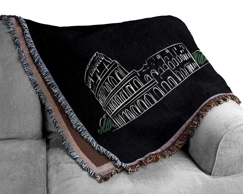 Famous Citys Of The Europe 1 Woven Blanket