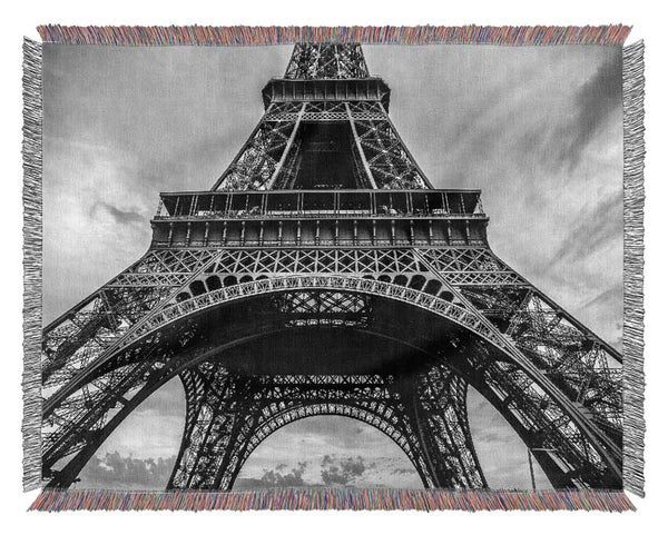 Eiffel Tower Close Up 2 Woven Blanket