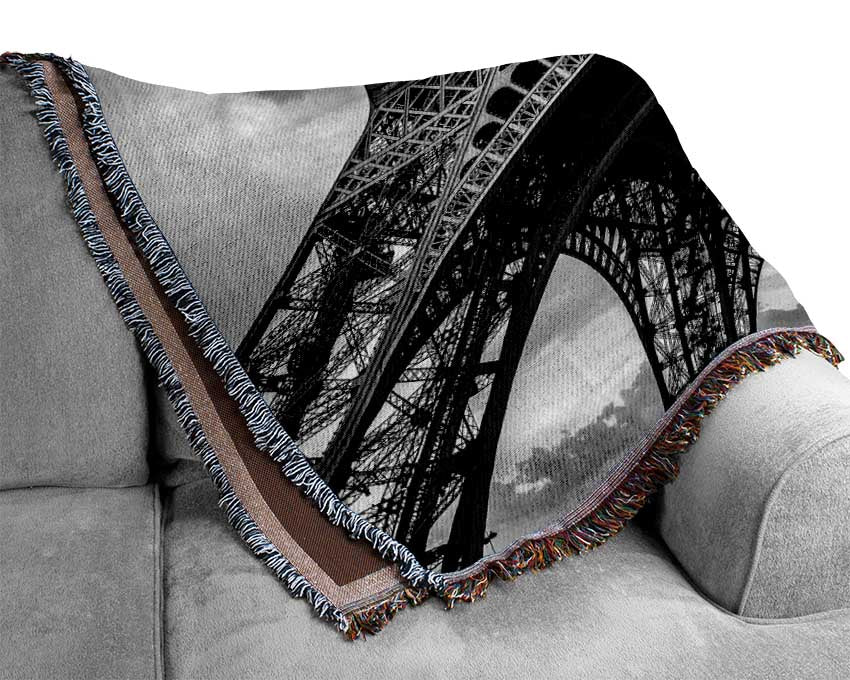 Eiffel Tower Close Up 2 Woven Blanket