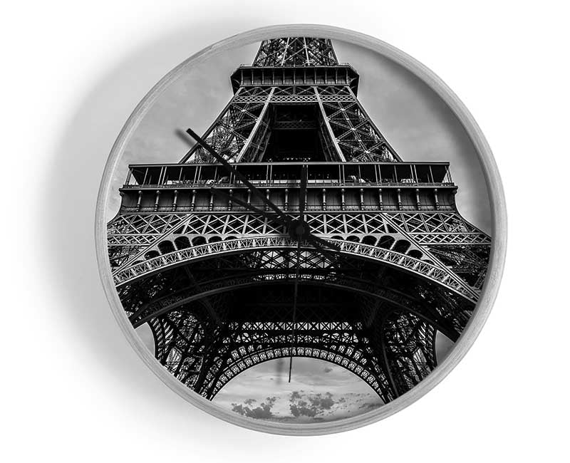 Eiffel Tower Close Up 2 Clock - Wallart-Direct UK