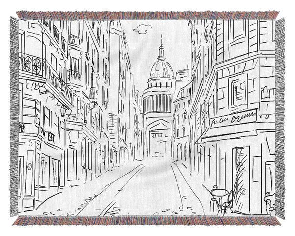 City Streets 9 Woven Blanket