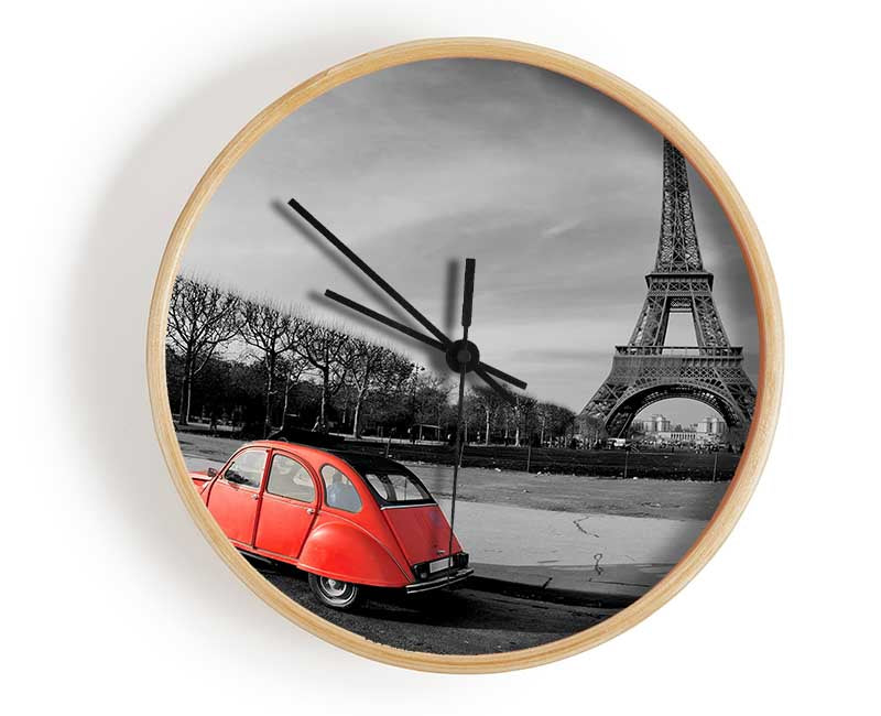 Eiffel Tower France 12 Clock - Wallart-Direct UK