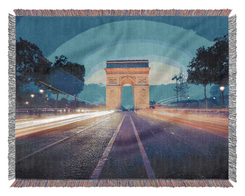 Arc De Triomphe 11 Woven Blanket