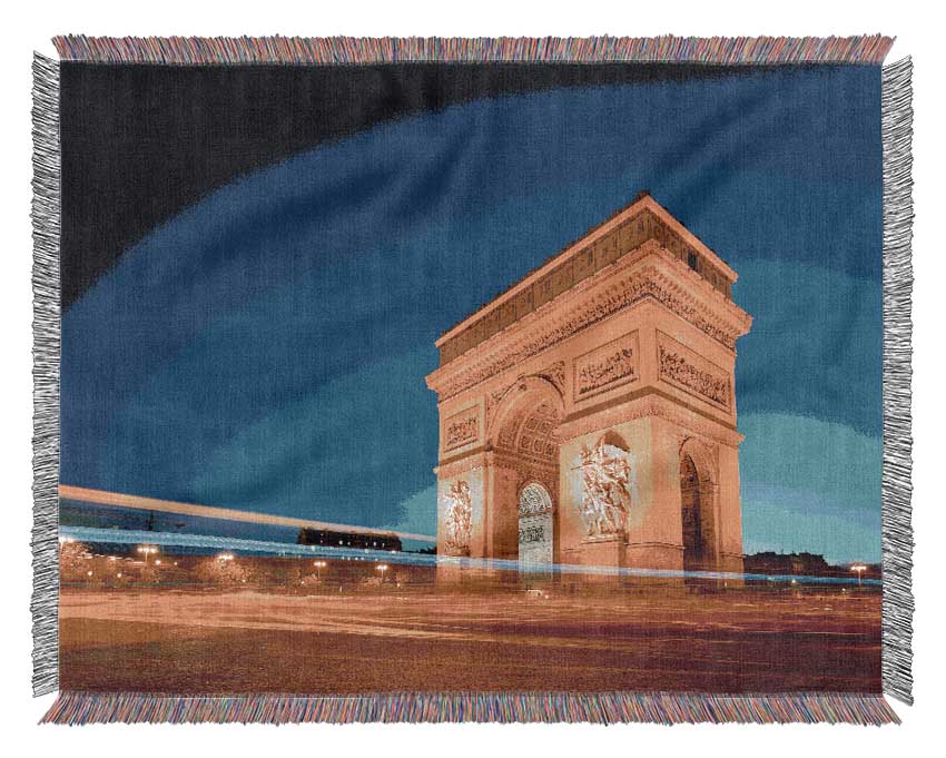 Arc De Triomphe 5 Woven Blanket