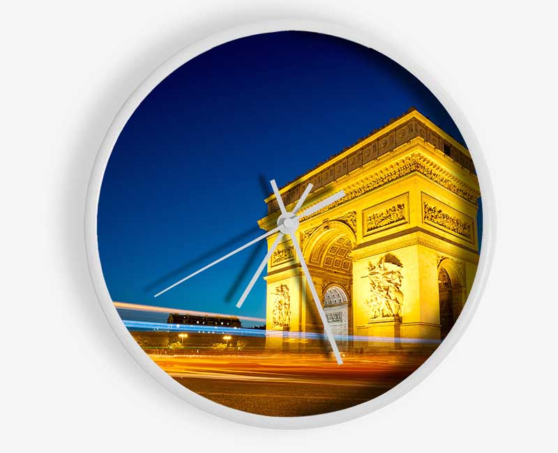 Arc De Triomphe 5 Clock - Wallart-Direct UK