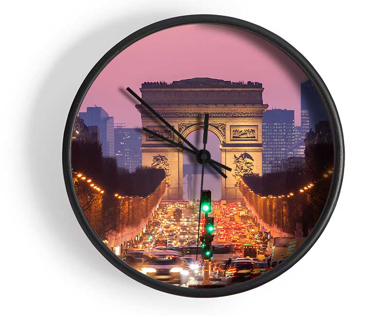 Arc De Triomphe 6 Clock - Wallart-Direct UK