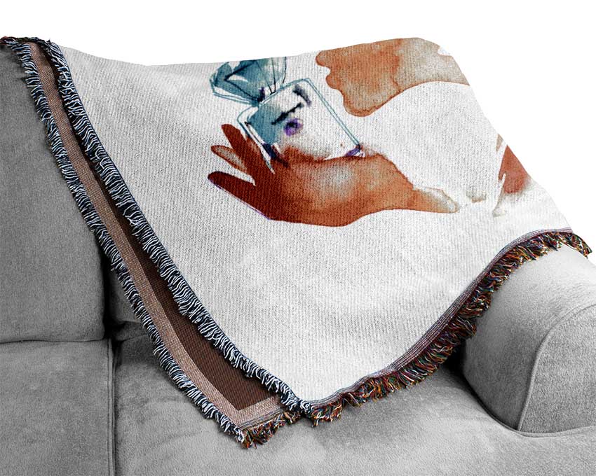 Eiffel Tower Chic 8 Woven Blanket