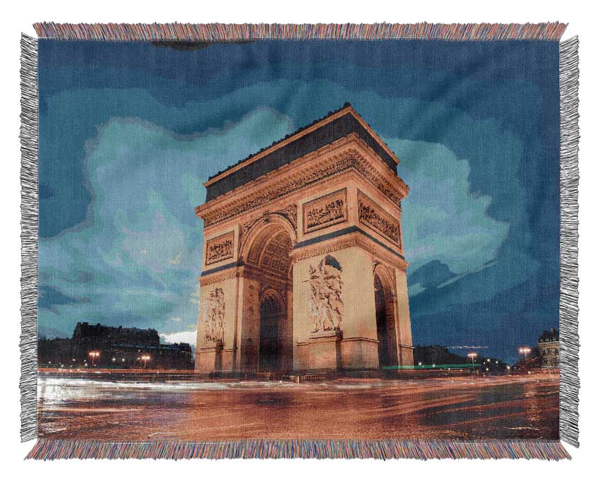 Arc De Triomphe 7 Woven Blanket