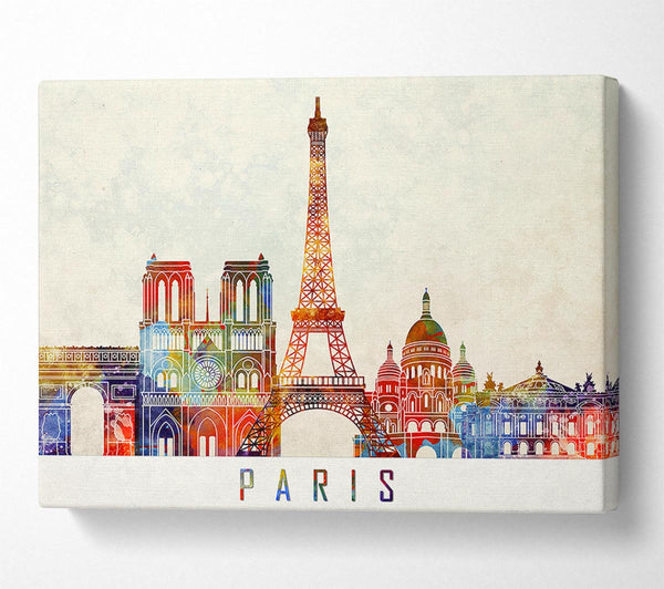 Picture of Eiffel Tower France 13 Canvas Print Wall Art