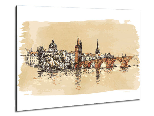 Charles Bridge Watercolour