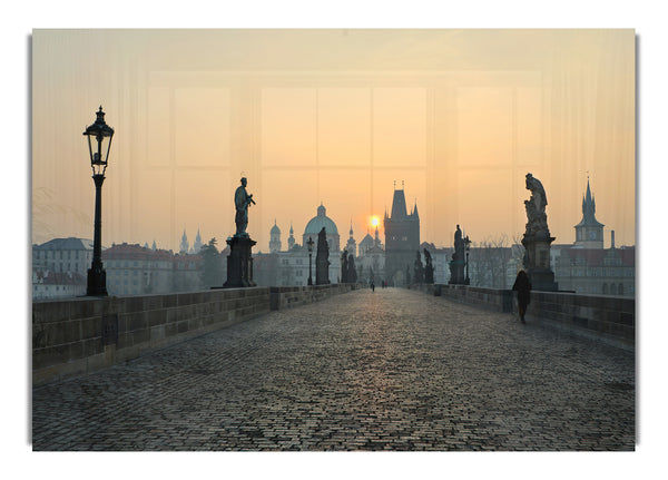 Sonnenuntergang über der Karlsbrücke