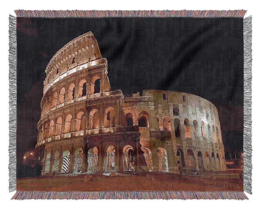 Colosseum Night Glow Woven Blanket