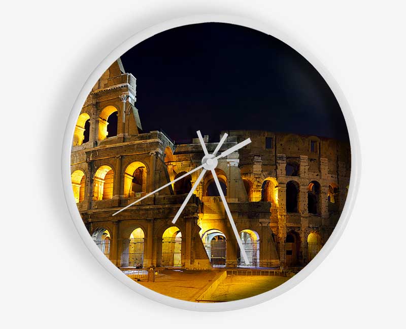 Colosseum Moonlit Night Clock - Wallart-Direct UK