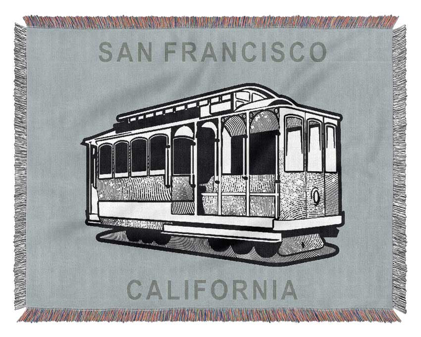 Cable Car 1 Woven Blanket